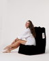 Atelier Del Sofa Puf de Jardín Diamond - Negro